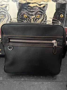 Pretty Low Start Coach Dylan 27 1941 Black Leather Bag! BAG ONLY NO STRAP!